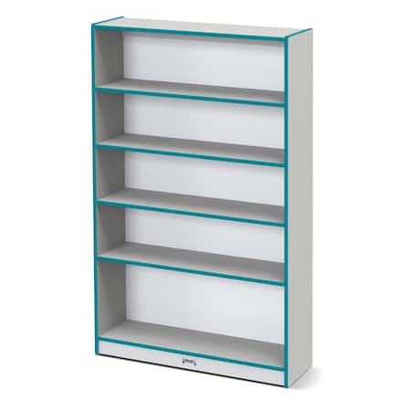 Jonti-Craft Rainbow Accents Tall Bookcase, Teal 0972JC005